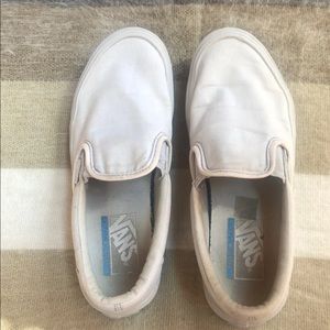 White Ultracush Vans